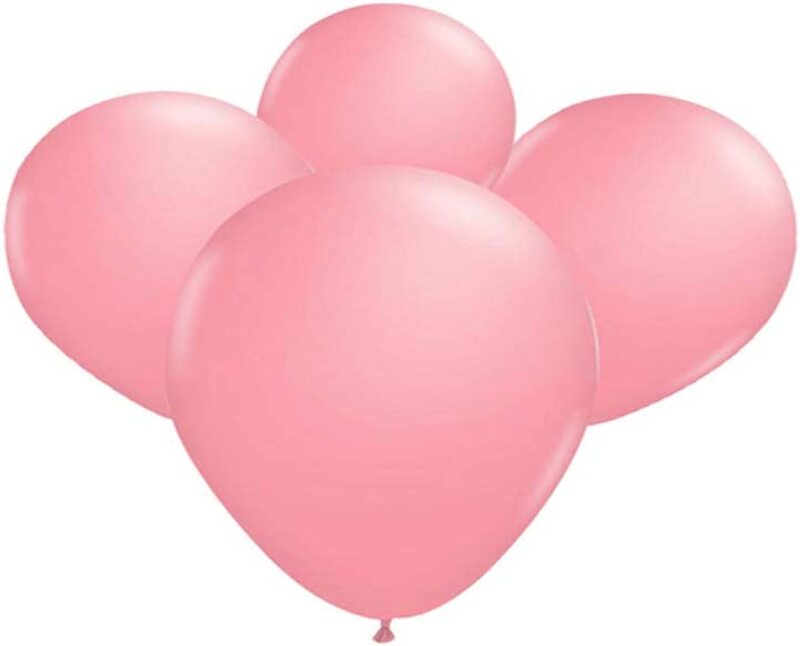 

Party Fun Standard Clear Balloon, 40 Pieces, All Ages, Pink