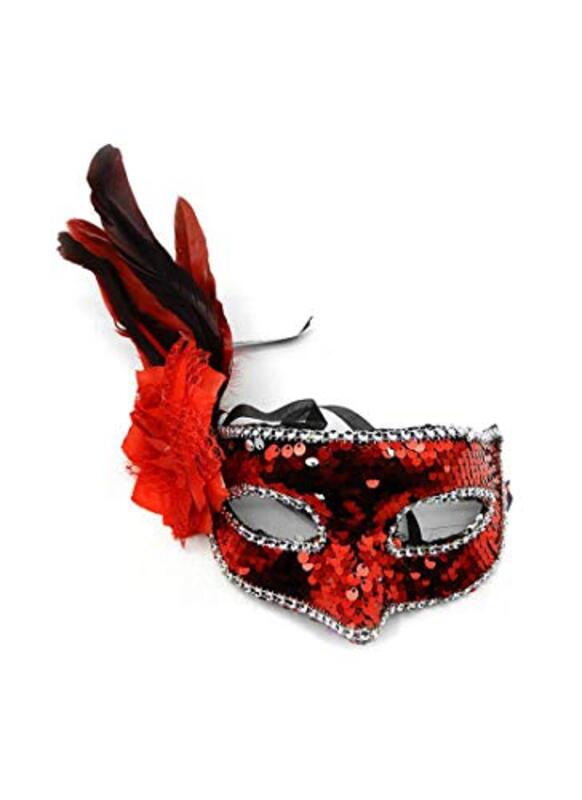 

Generic Eye Mask with Feathers for Parties, All Ages