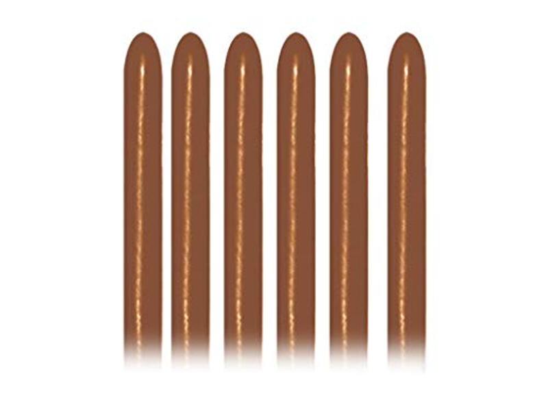 

Sempertex 260Q Long Fashion Solid Latex Balloons, 50-Piece, Brown