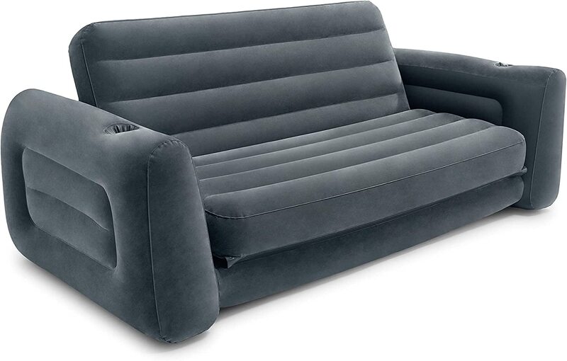 

Intex Pull-Out Inflatable Convertible Sofa, Grey