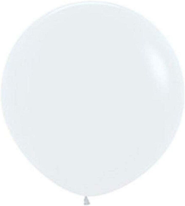 

Sempertex Satin Pearl Round Balloons, 2-Piece, White