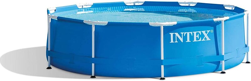 

Intex Round Backyard Above Ground Swimming Pool, 10ft x 30in, Blue