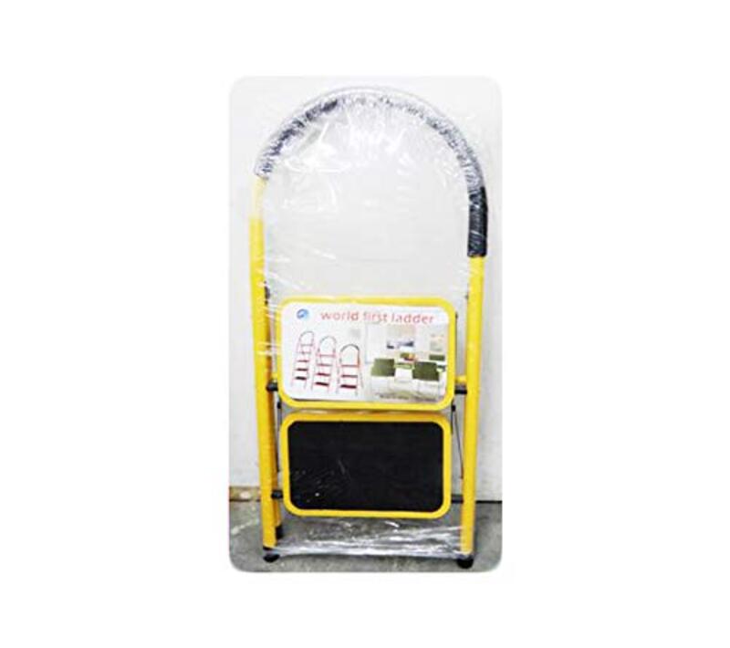

Strong & Beautiful Metal 2 Steps Multi-Purpose Stepping Ladder, Yellow