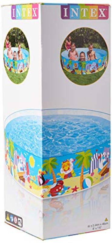 

Intex Hard Swimming Pool Beach, 244 x 46cm, 58457, Multicolour