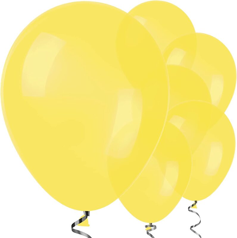 

Amscan 20000816 Solid Latex Balloons, 50 Pieces, Yellow