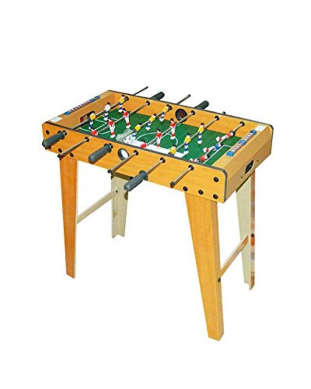 

Foosball Table Mini Soccer Game Set, Brown