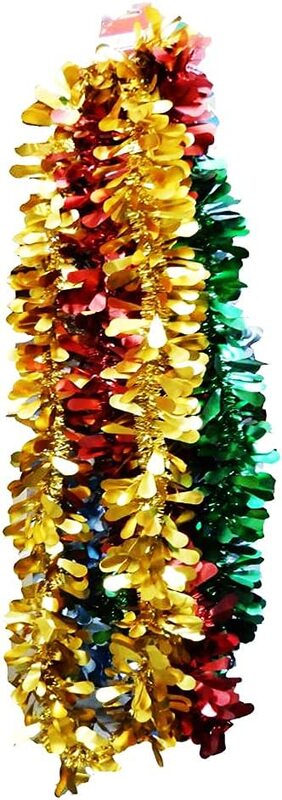 

Beautiful Tinsel Decoration For Any Party, 6 Pieces, 9cm x 2mtr, Long, Ages 8+, Multicolour