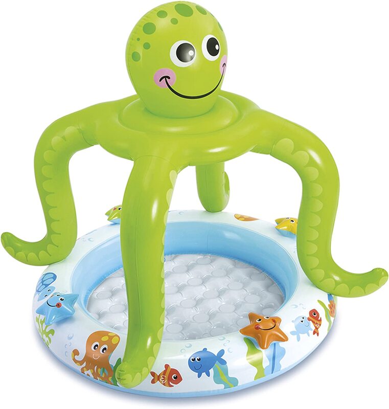 

Intex Smiling Octopus Shade Babypool, Green