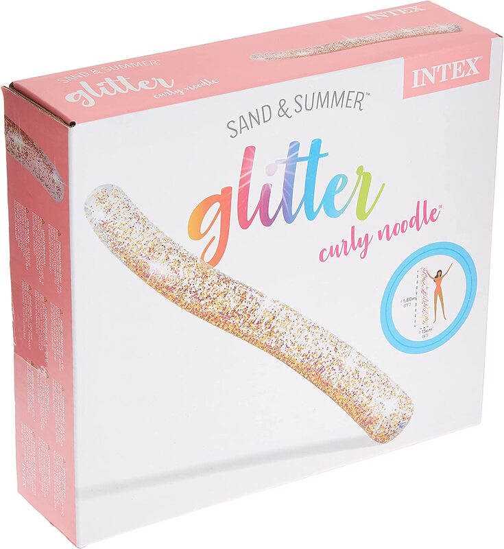 

Intex Glitter Curly Noodle, Ages 6+