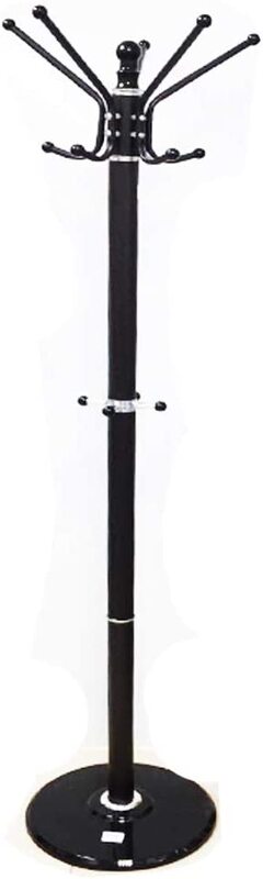 

Hook Pole Clothes Hanging Stand, Black