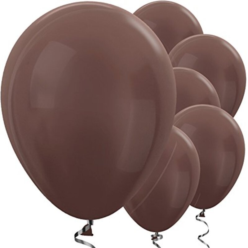 

Sempertex 12-Inch Round Latex Balloons Set, 50-Piece, Pearl Chocolate