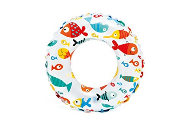 

Intex Lively Print Swim Ring, 59241-1, Blue