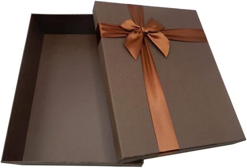 

Rectangular Beautiful Gift Box, All Ages, Dark Brown