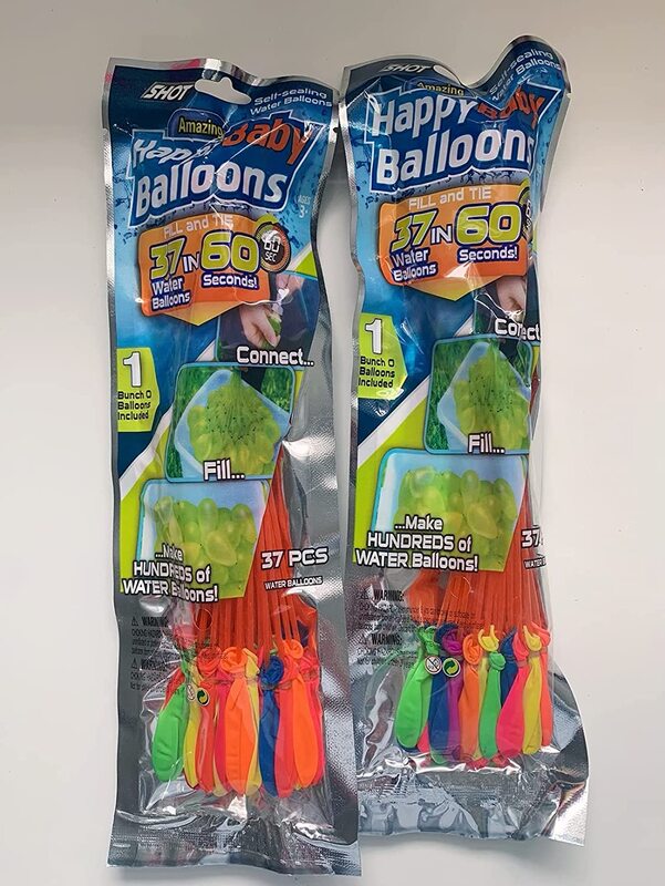 

Happy Baby Balloon, 10 Packs, 37 Pieces, Multicolour