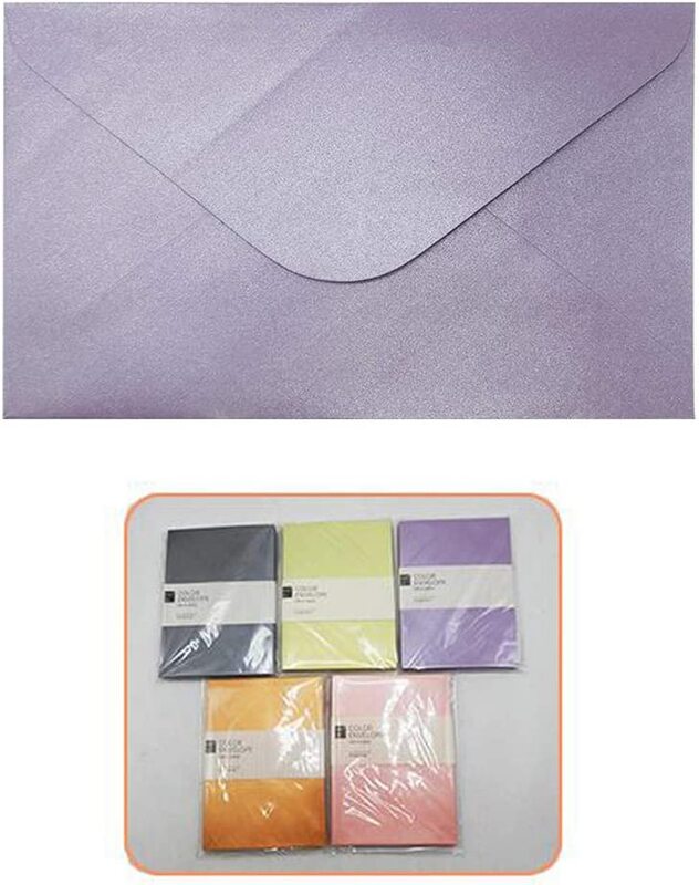 

Generic Beautiful Multi-Purpose Envelopes, 17.5 x 12.6cm, 20 Pieces, Multicolour