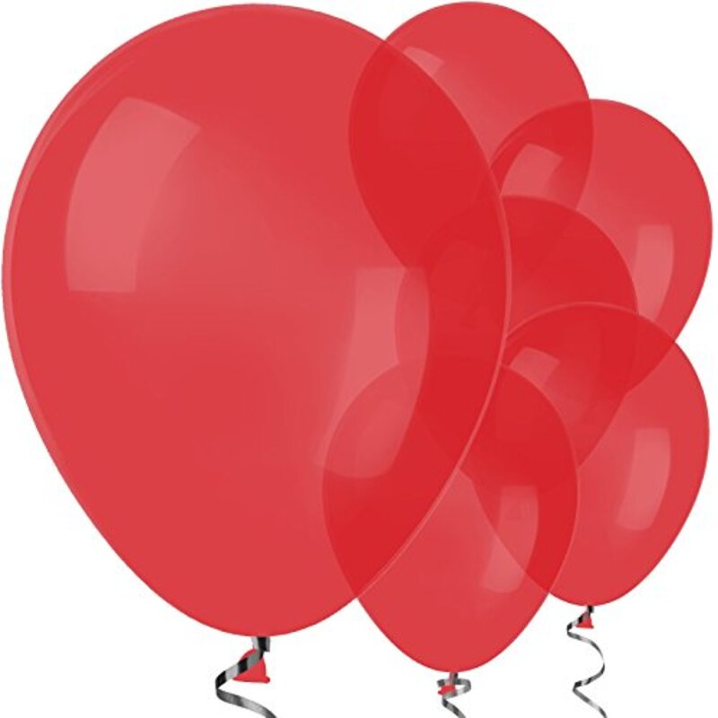 

Amscan 140g Solid Latex Red Balloons, 50-Piece, Ages 1+ Month