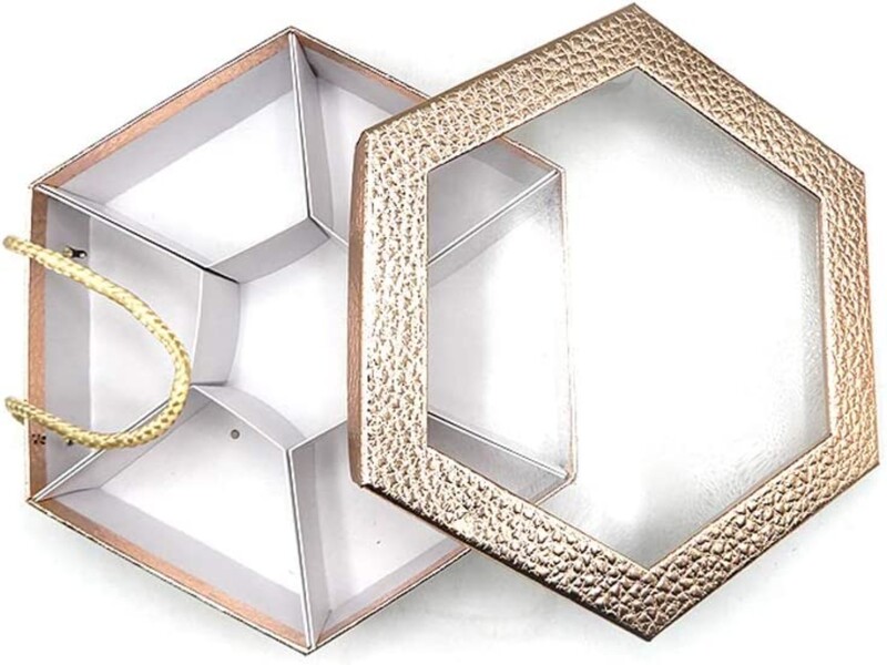 

Beautiful Hexagonal Chocolate Box, Rose Gold