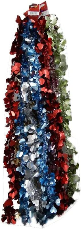 

Beautiful Tinsel Decoration for Party, 6 Piece, Multicolour
