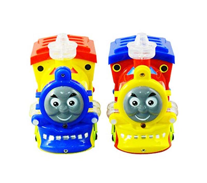 

Happy Train Set with Steam Engine Design, Lighting And Sound Music for Kids, Ages 6+