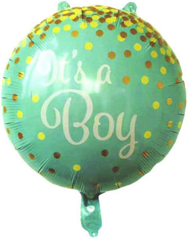 

18-Inch Party Fun It's A Boy Helium Quality Foil Balloon, Green
