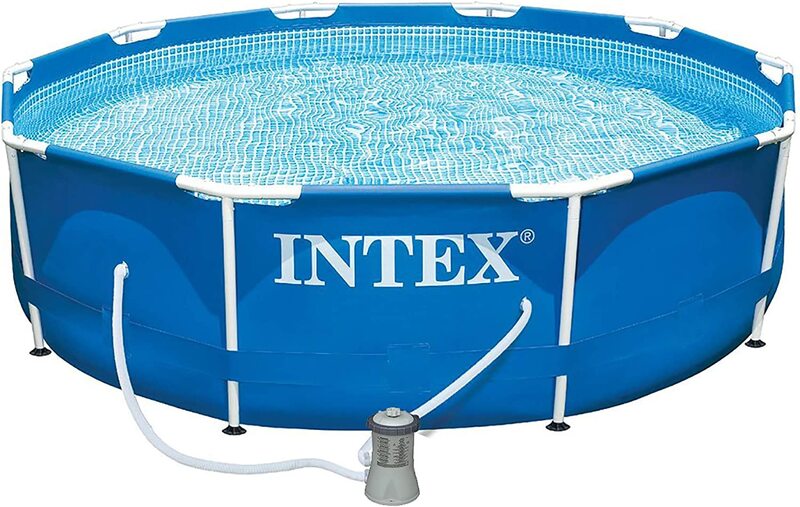 

Intex Metal Frame Pool Set, 28202, Blue