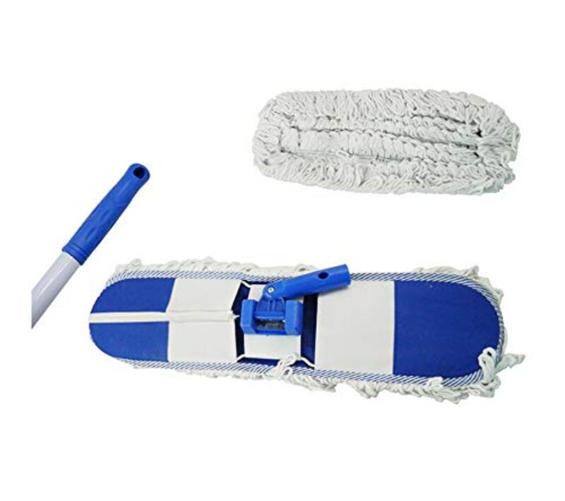 

Beautiful Light Weight Dry Dust Mop, Small, White/Blue