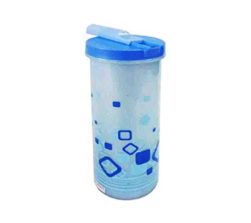 

720ml Beautiful Durable Plastic Water Bottle, Blue