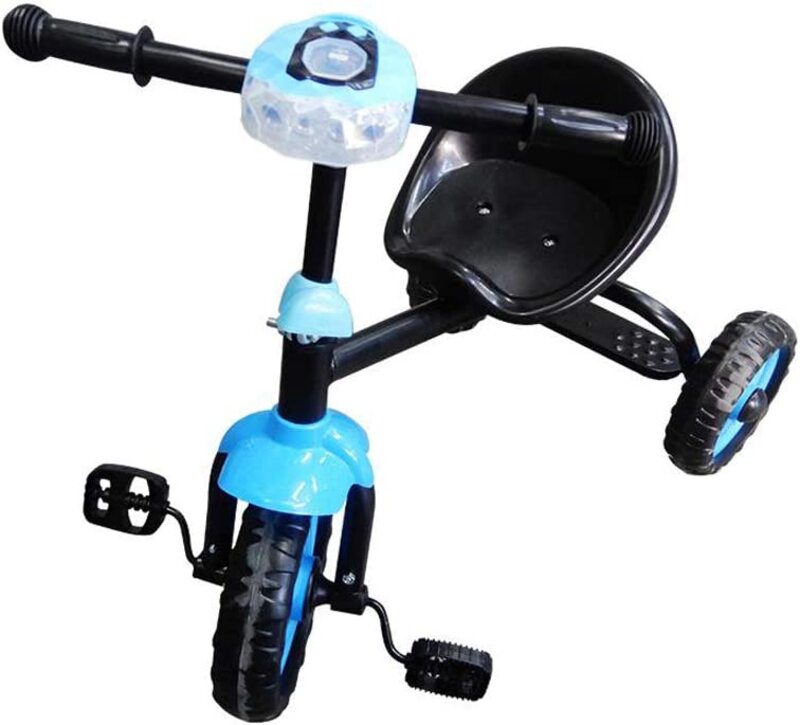 

Beautiful and Attractive Three-wheeled Bicycle with Light, Black/Blue