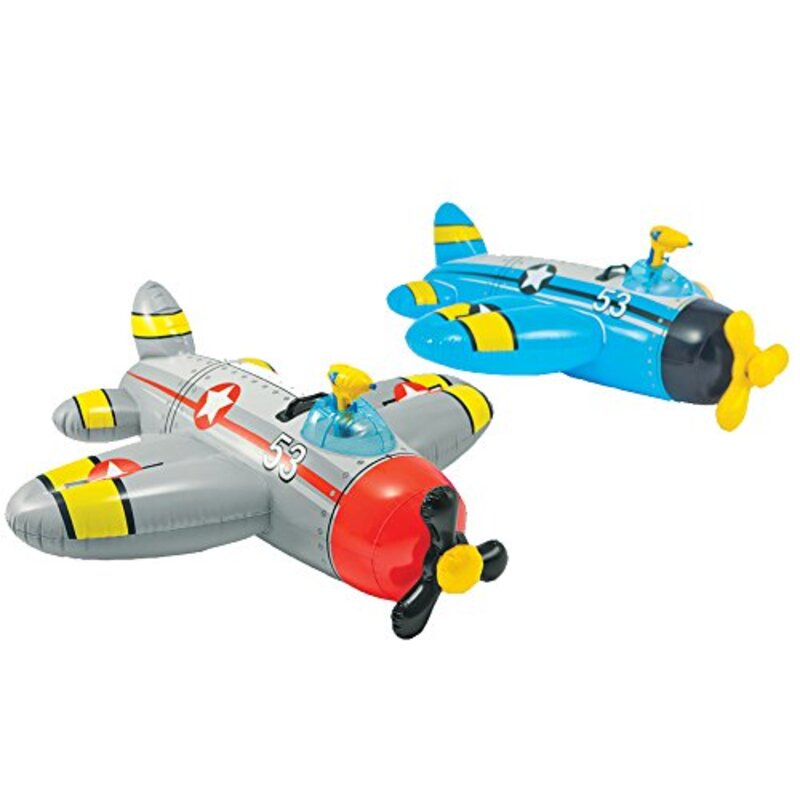 

Intex Water Gun Plane Ride-On Float for Ages 3+, Assorted Colours