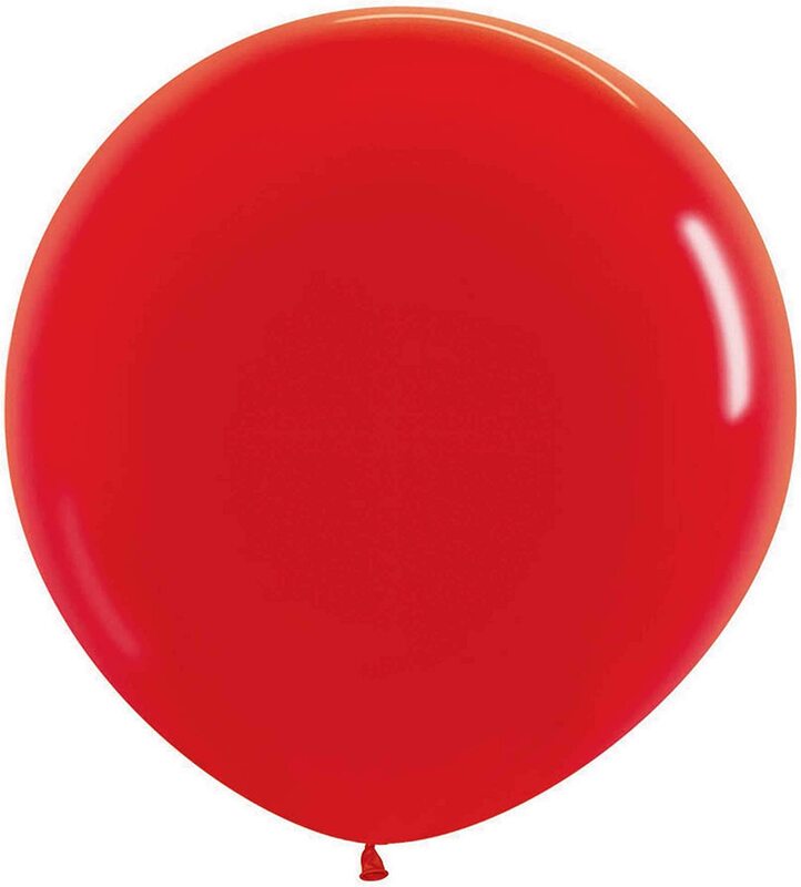 

Sempertex Fashion Red Round Balloons, 3-Piece, Red