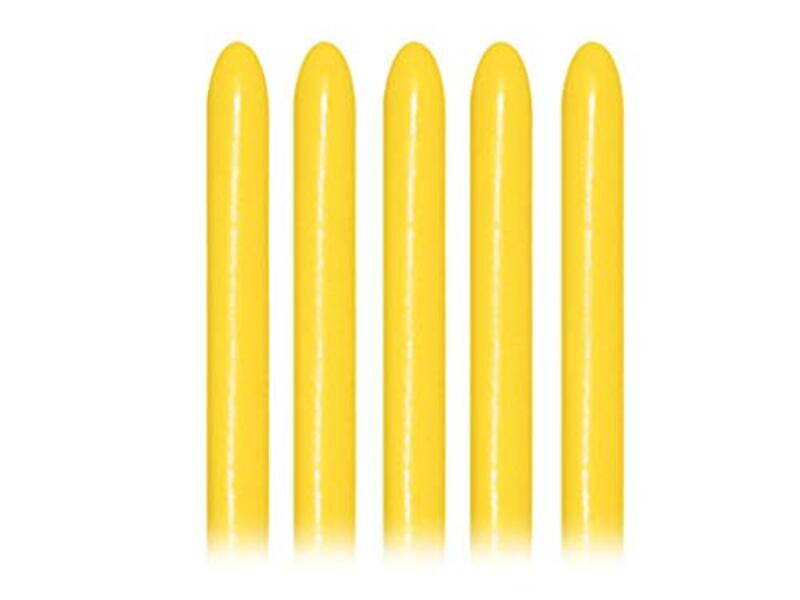 

Sempertex 260q Long Balloon Crystal Latex Balloons Set, 50-Piece, Yellow