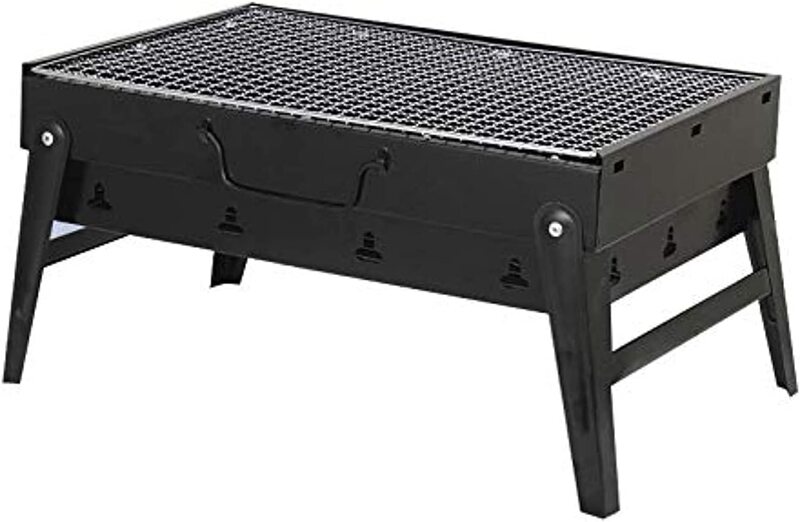 

Barbecue Charcoal Grill Folding BBQ Tools, Black
