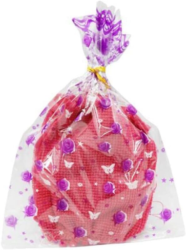

Beautiful Gift Packing Cello Bags Set, 14 x 20cm, 25 Pieces, All Ages, Transparent