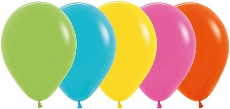 

Sempertex 12 Inch Round Latex Balloons, 50 Pieces, Ages 3+, Multicolour
