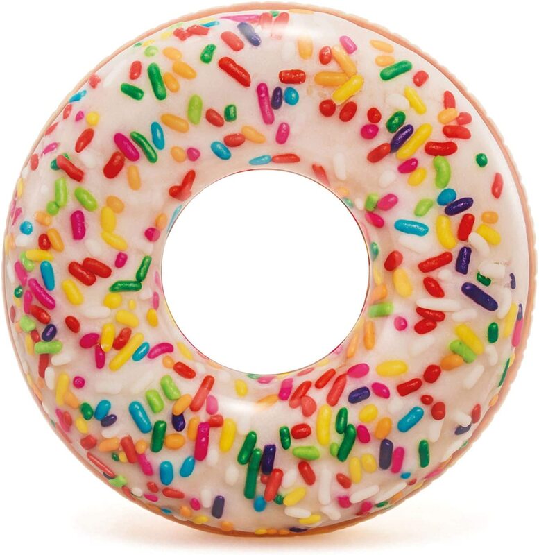 

Intex Rainbow Sprinkle Donut Pool Tube, Multicolour