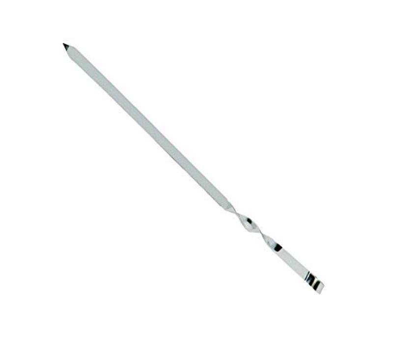 

Tornado Metal Skewers Perfect for a Delicious Barbecue, 4 Pieces, Silver
