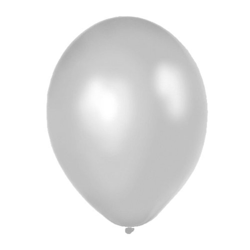 

Amscan Latex Balloons, 12-Inch, 50-Piece, 20000853, Solid Silver