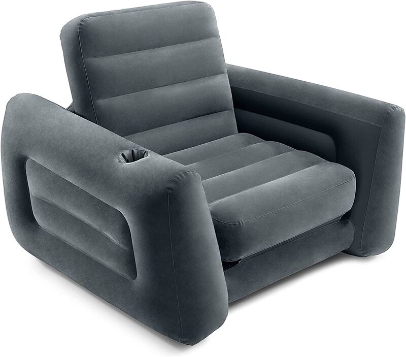 

Intex Pull-Out Inflatable Convertible Chair, Grey