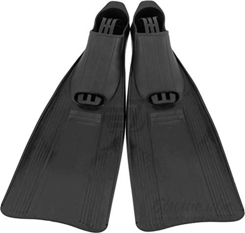 

Intex Adjustable Swimming Pool Super Sport Swim Fins Set, Large, 2 Pieces, Black,