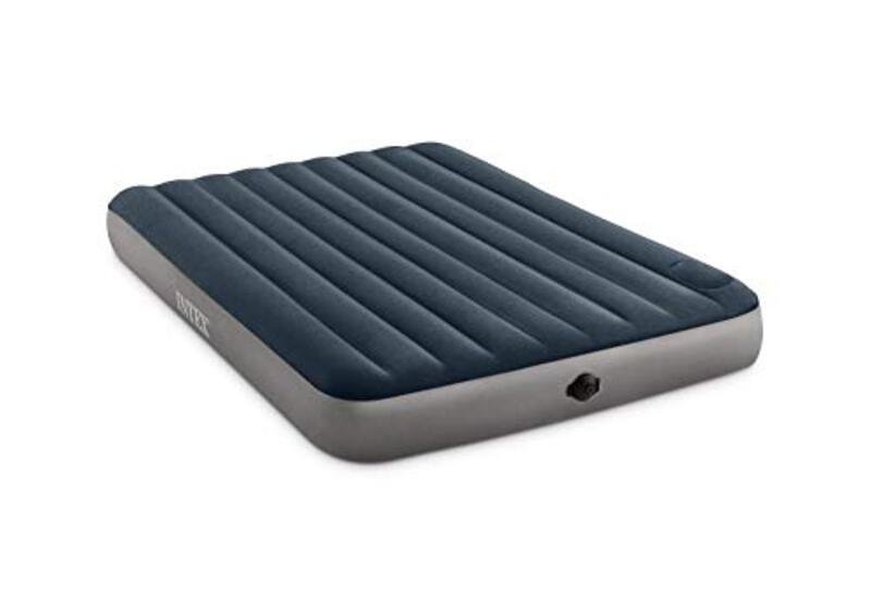 

Intex Dura Beam Standard Series Single-high Airbed with Two-step Pump Queen, Grey