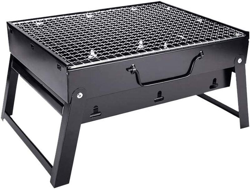 

Portable Charcoal BBQ Grill, Black