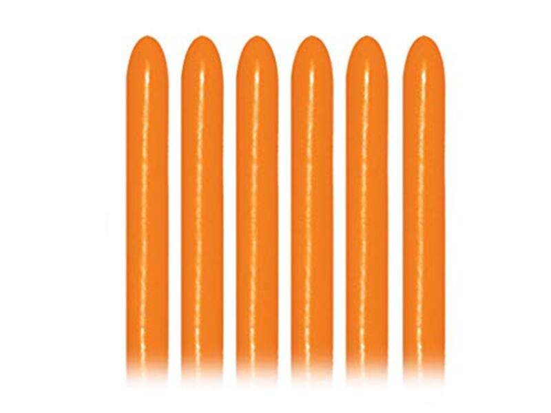 

Sempertex 260Q Long Crystal Latex Balloons, 50-Piece, Orange