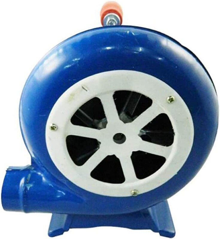 

Strong & Effective Barbecue Metal Fan Air Blower, Blue/White