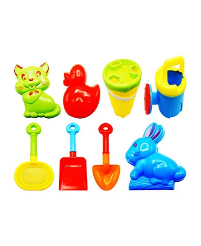 

Bucket & Animals Beach Toys, 8-Piece, Ages 2+