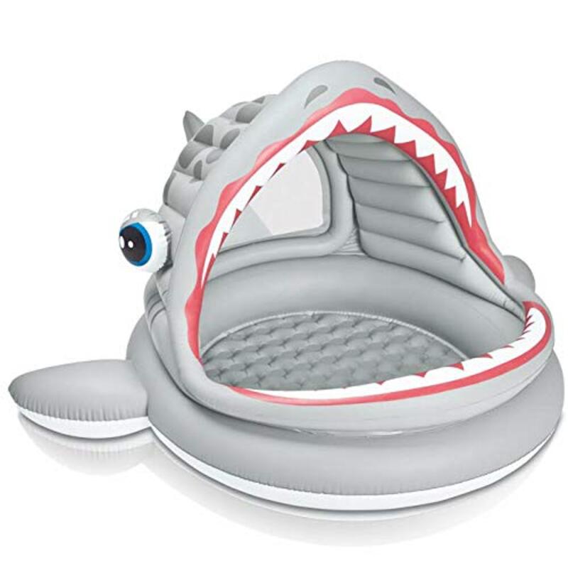 

Intex 57120 Roaring Shark Shade Pool, Grey