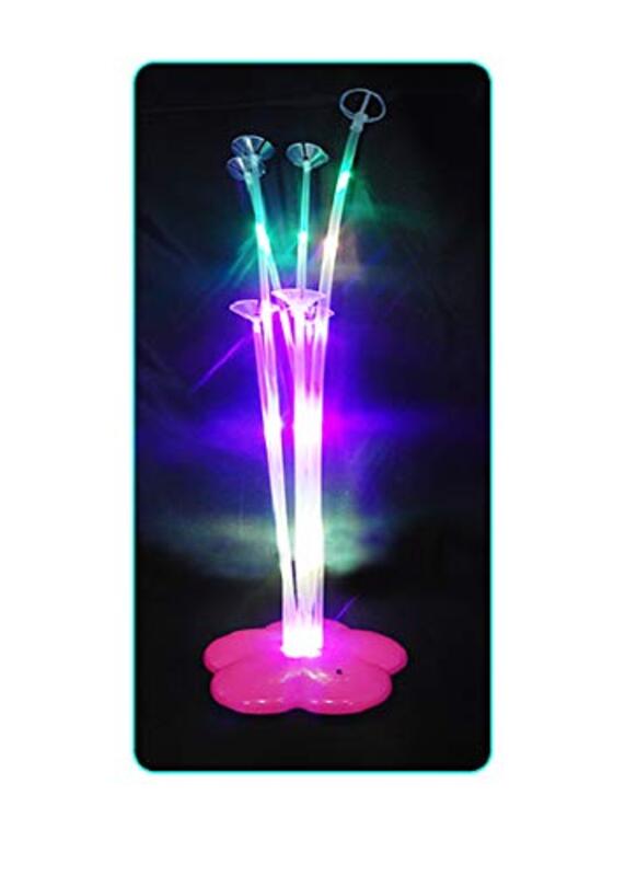 

Beautiful LED Balloon Stand with 7 Sticks, Multicolour