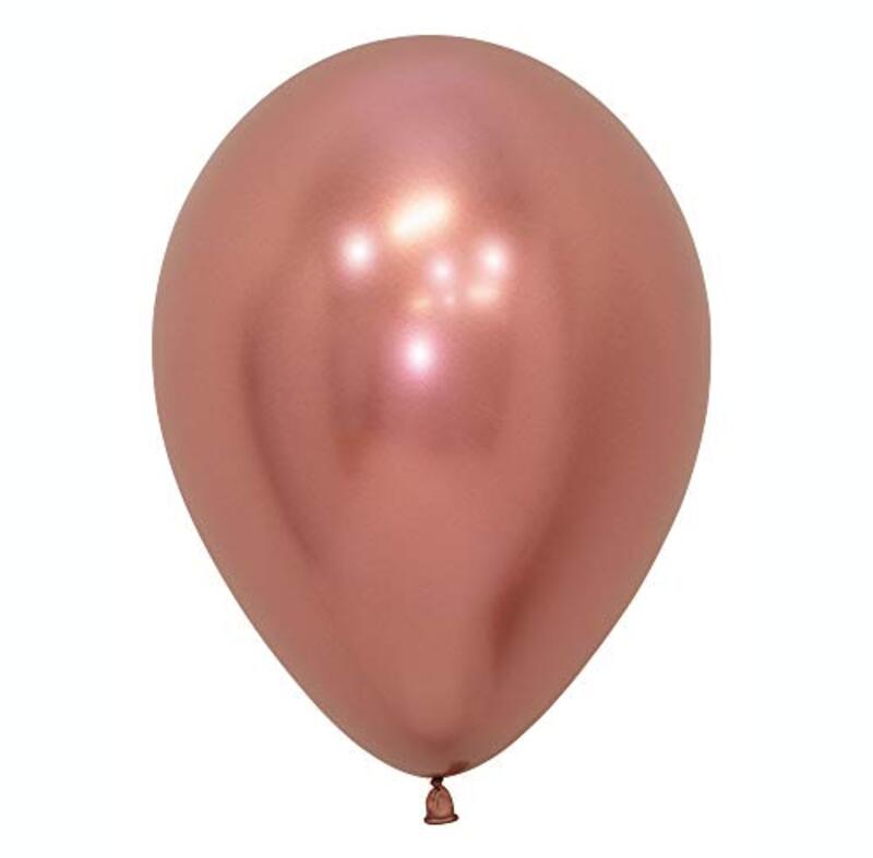 

Sempertex 12-Inch Reflex Rose Gold Balloons, 50-Piece, All Ages
