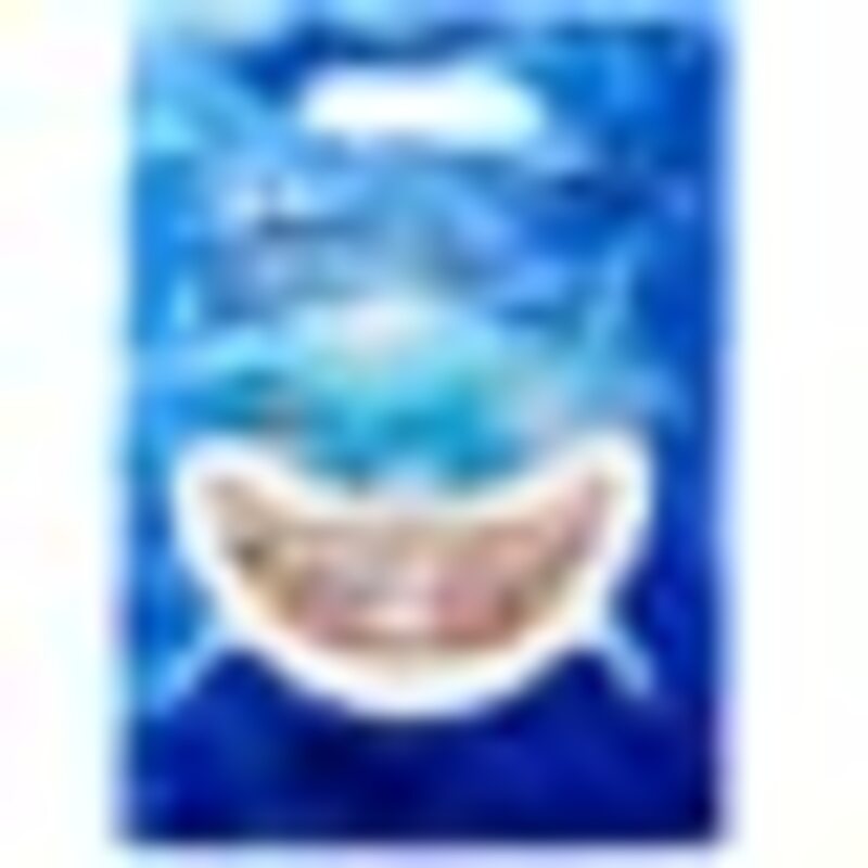 

Generic Party Fun Shark Design PE Loot Party Bags, 10 Pieces, Blue