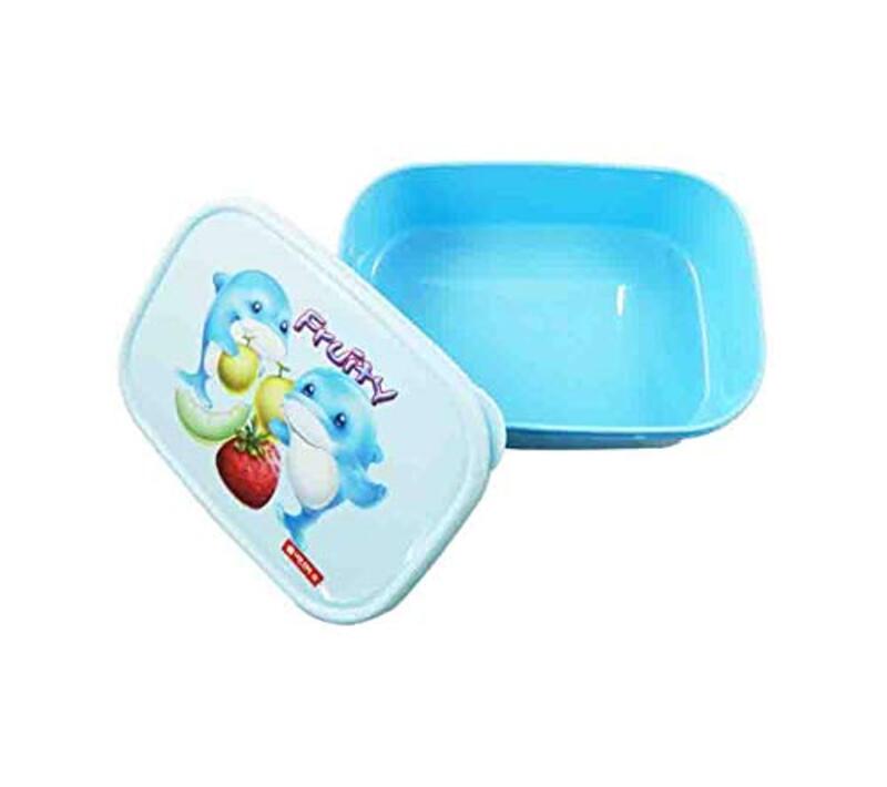 

Lion Star Fantasia Moby Printed Design Lunch Box for School Kids, Blue