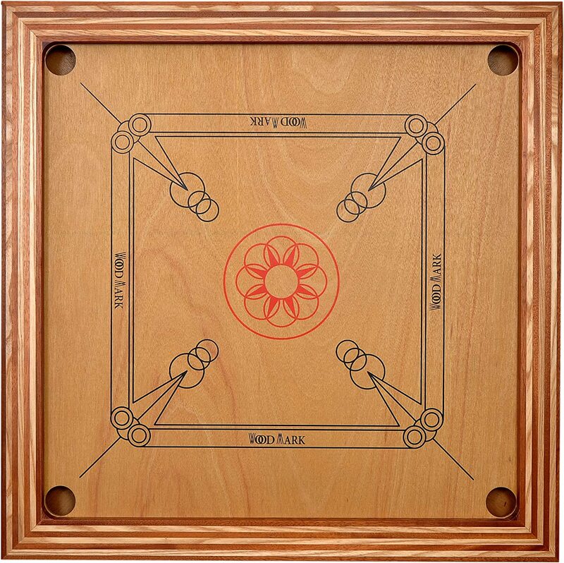 

Generic Wood Carrom-Board Game, Brown